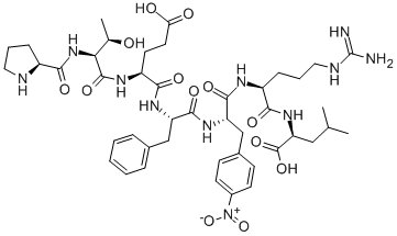 H-PRO-THR-GLU-PHE-P-NITRO-PHE-ARG-LEU-OH CAS#: 90331-82-1