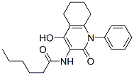 Hexanamide, N-(1,2,5,6,7,8-hexahydro-4-hydroxy-2-oxo-1-phenyl-3-quinolinyl)- CAS#: 893601-94-0