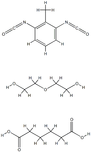 Hexanedioic acid, polymer with 1,3-diisocyanatomethylbenzene and 2,2-oxybisethanol CAS#: 9017-08-7
