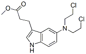 Indole-3-propionic acid, 5-[bis(2-chloroethyl)amino]-, methyl ester CAS#: 93017-66-4