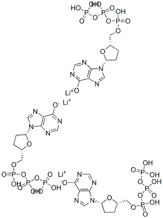 Inosine 5'-(tetrahydrogen triphosphate), 2',3'-dideoxy-, trilithium salt CAS#: 93858-64-1