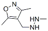 Isoxazole, 3,5-dimethyl-4-[(2-methylhydrazino)methyl]- (7CI) CAS#: 90049-32-4
