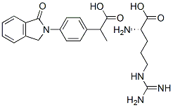 L-arginine mono[4-(1,3-dihydro-1-oxo-2H-isoindol-2-yl)-alpha-methylbenzeneacetate] CAS#: 98072-23-2