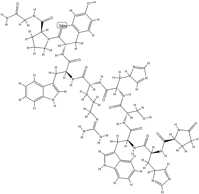LHRH, His(5)-Arg(6)-Trp(7)-Tyr(8)- CAS#: 97850-15-2