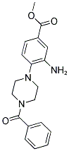 METHYL 3-AMINO-4-(4-BENZOYLPIPERAZIN-1-YL)BENZOATE CAS#: 889946-60-5