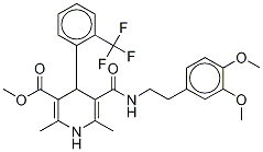 Methyl 1,4-Dihydro-2,6-dimethyl-4-(2trifluoromethyl)phenyl-pyridine-3-carboxylate-5-(3,4-dimethoxyphenyl)ethyl Carboxamide CAS#: 887406-97-5
