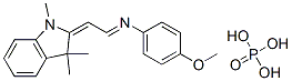 N-[(1,3-dihydro-1,3,3-trimethyl-2H-indol-2-ylidene)ethylidene]-p-anisidine phosphate CAS#: 93859-25-7