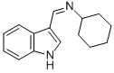 N-(1H-indol-3-ylmethylene)cyclohexylamine CAS#: 93982-60-6