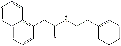 N-[2-(1-cyclohexen-1-yl)ethyl]-2-(1-naphthyl)acetamide CAS#: 94576-01-9