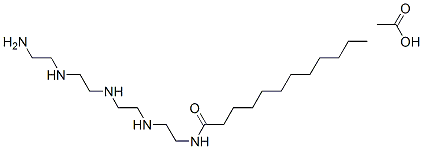 N-[2-[[2-[[2-[(2-aminoethyl)amino]ethyl]amino]ethyl]amino]ethyl]dodecanamide monoacetate CAS#: 93942-14-4