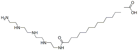 N-[2-[[2-[[2-[(2-aminoethyl)amino]ethyl]amino]ethyl]amino]ethyl]myristamide monoacetate CAS#: 93942-15-5