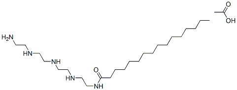 N-[2-[[2-[[2-[(2-aminoethyl)amino]ethyl]amino]ethyl]amino]ethyl]palmitamide monoacetate CAS#: 93942-17-7