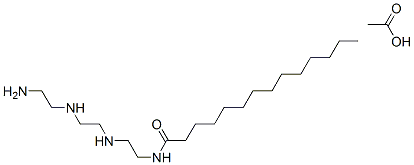 N-[2-[[2-[(2-aminoethyl)amino]ethyl]amino]ethyl]myristamide monoacetate CAS#: 93942-06-4