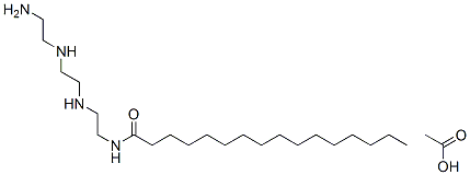 N-[2-[[2-[(2-aminoethyl)amino]ethyl]amino]ethyl]palmitamide monoacetate CAS#: 93942-07-5
