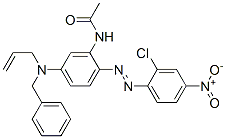 N-[2-[(2-chloro-4-nitrophenyl)azo]-5-[(phenylmethyl)allylamino]phenyl]acetamide CAS#: 94157-89-8