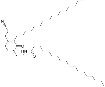 N-[2-[(2-cyanoethyl)amino]ethyl]-N-[2-(stearoylamino)ethyl]stearamide CAS#: 94333-52-5