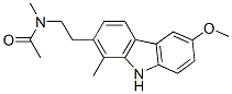 N-[2-(6-methoxy-1-methyl-9H-carbazol-2-yl)ethyl]-N-methylacetamide CAS#: 93841-60-2