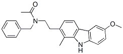 N-[2-(6-methoxy-1-methyl-9H-carbazol-2-yl)ethyl]-N-(phenylmethyl)acetamide CAS#: 93841-55-5