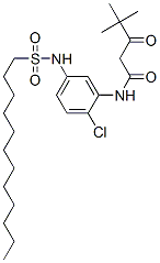 N-[2-Chloro-5-(dodecylsulfonylamino)phenyl]-4,4-dimethyl-3-oxopentanamide CAS#: 97694-97-8