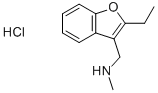N-[(2-ETHYL-1-BENZOFURAN-3-YL)METHYL]-N-METHYLAMINE HYDROCHLORIDE CAS#: 91639-76-8