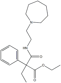 N-[2-(Hexahydro-1H-azepin-1-yl)ethyl]phenylethylmalonamidic acid ethyl ester CAS#: 96064-46-9