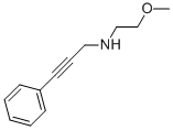 N-(2-METHOXYETHYL)-3-PHENYLPROP-2-YN-1-AMINE CAS#: 889949-89-7