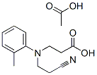 N-(2-cyanoethyl)-O-methyl-N-phenyl-beta-alanine monoacetate CAS#: 93893-66-4