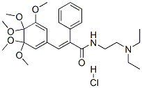 N-[2-(diethylamino)ethyl]-3,4-dimethoxy-alpha-[(3,4,5-trimethoxyphenyl)methylene]phenylacetamide monohydrochloride CAS#: 93777-60-7