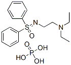 N-[2-(diethylamino)ethyl]-S,S-diphenylsulphoximide phosphate CAS#: 94071-20-2