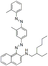 N-(2-ethylhexyl)-1-[[3-methyl-4-[(2-methylphenyl)azo]phenyl]azo]naphthalen-2-amine CAS#: 93964-06-8