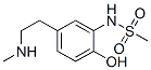 N-[2-hydroxy-5-(2-methylaminoethyl)phenyl]methanesulfonamide CAS#: 93565-14-1