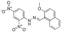 N-[(2-methoxynaphthalen-1-yl)methylideneamino]-2,4-dinitro-aniline CAS#: 93654-59-2