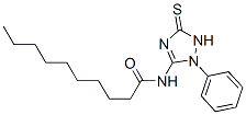 N-(2,5-dihydro-2-phenyl-5-thioxo-1H-1,2,4-triazol-3-yl)decan-1-amide CAS#: 94276-02-5