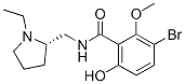N-[[(2S)-1-Ethylpyrrolidine-2-yl]methyl]-2-methoxy-3-bromo-6-hydroxybenzamide CAS#: 96393-00-9