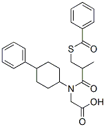 N-(3-Benzoylthio-2-methyl-1-oxopropyl)-N-(4-phenylcyclohexyl)glycine CAS#: 91273-47-1