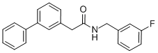 N-[(3-Fluorophenyl)methyl]-[1,1'-biphenyl]-3-acetamide CAS#: 897015-56-4