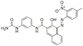 N-[3-[(aminocarbonyl)amino]phenyl]-3-hydroxy-4-[(4-methyl-2-nitrophenyl)azo]naphthalene-2-carboxamide CAS#: 94108-47-1