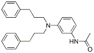 N-[3-[bis(3-phenylpropyl)amino]phenyl]acetamide CAS#: 93778-46-2