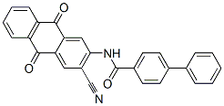 N-(3-cyano-9,10-dihydro-9,10-dioxo-2-anthryl)[1,1'-biphenyl]-4-carboxamide CAS#: 93940-14-8