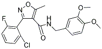 N-((3,4-DIMETHOXYPHENYL)METHYL)(3-(2-CHLORO-6-FLUOROPHENYL)-5-METHYLISOXAZOL-4-YL)FORMAMIDE CAS#: 895685-05-9