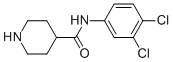 N-(3,4-dichlorophenyl)piperidine-4-carboxamide CAS#: 894802-34-7