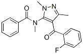 N-[4-(2-fluorobenzoyl)-1,3-dimethyl-1H-pyrazol-5-yl]-N-methylbenzamide CAS#: 97358-58-2