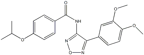 N-[4-(3,4-dimethoxyphenyl)-1,2,5-oxadiazol-3-yl]-4-isopropoxybenzamide CAS#: 898485-56-8