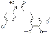 N-(4-Chlorophenyl)-N-hydroxy-3-(3,4,5-trimethoxyphenyl)propenamide CAS#: 91097-78-8