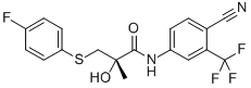 N-[4-Cyano-3-(trifluoromethyl)phenyl]-3-[(4-fluorophenyl)thio]-2-hydroxy-2-methylpropionamide CAS#: 90356-78-8