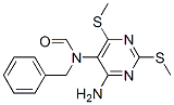 N-[4-amino-2,6-bis(methylsulfanyl)pyrimidin-5-yl]-N-benzyl-formamide CAS#: 93569-41-6