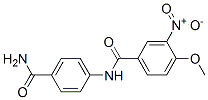 N-[4-(aminocarbonyl)phenyl]-4-methoxy-3-nitrobenzamide CAS#: 93839-20-4