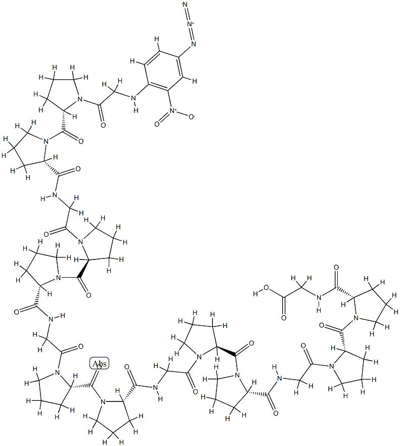 N-(4-azido-2-nitrophenyl)glycyl-(prolyl-prolyl-glycyl)(5) CAS#: 98652-64-3