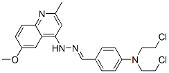 N-[[4-[bis(2-chloroethyl)amino]phenyl]methylideneamino]-6-methoxy-2-me thyl-quinolin-4-amine CAS#: 91919-67-4