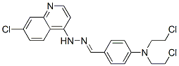 N-[[4-[bis(2-chloroethyl)amino]phenyl]methylideneamino]-7-chloro-quino lin-4-amine CAS#: 91919-60-7